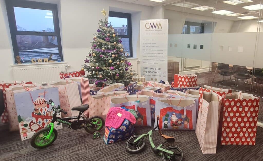 Our donation to Family Action in Wythenshawe.